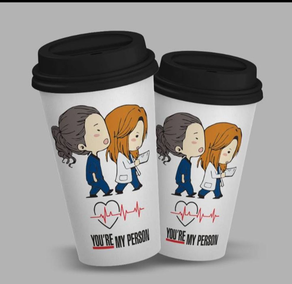 Moda Copo Bucks Personalizado You´re My Person - Grey´s Anatomy