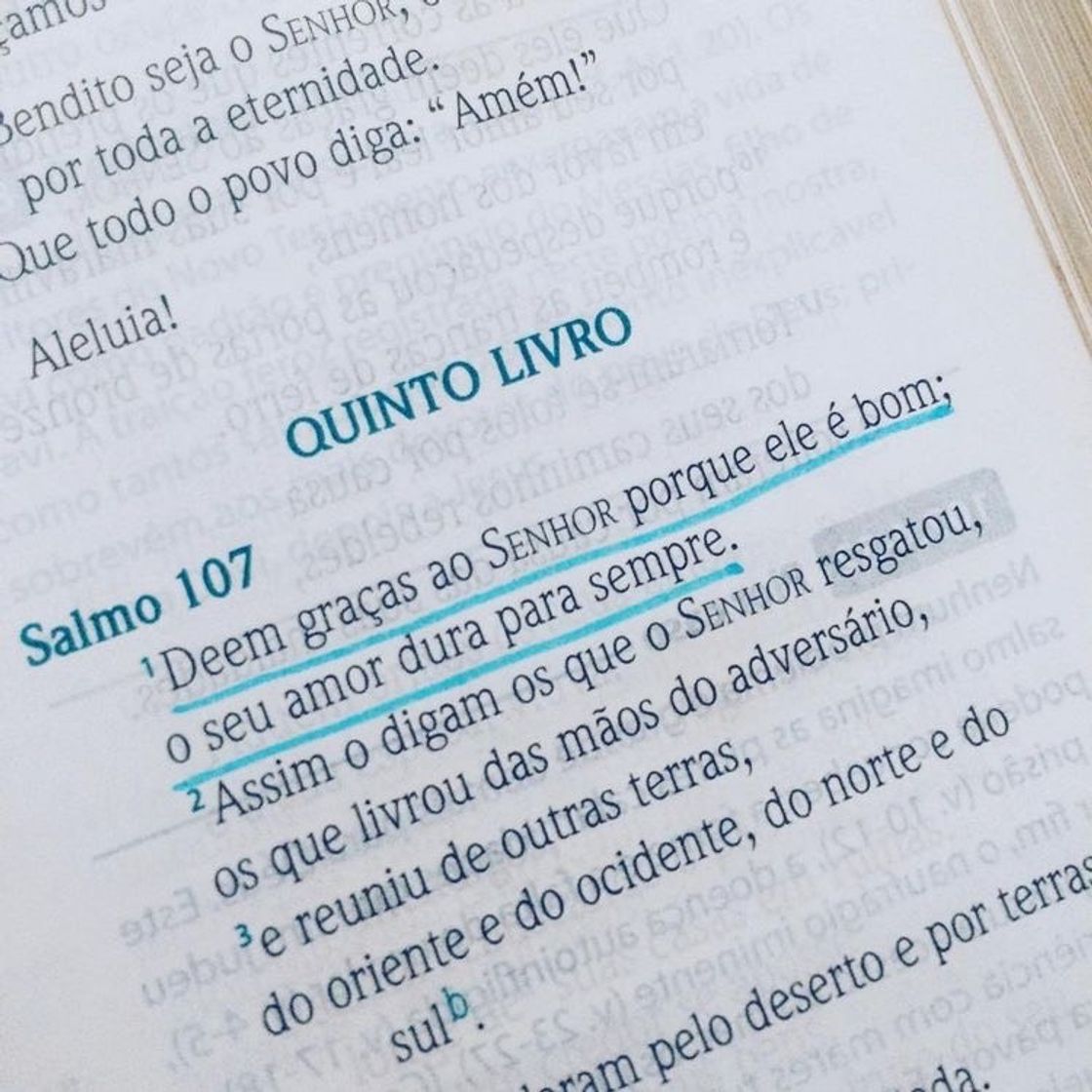 Fashion Salmos 107:1