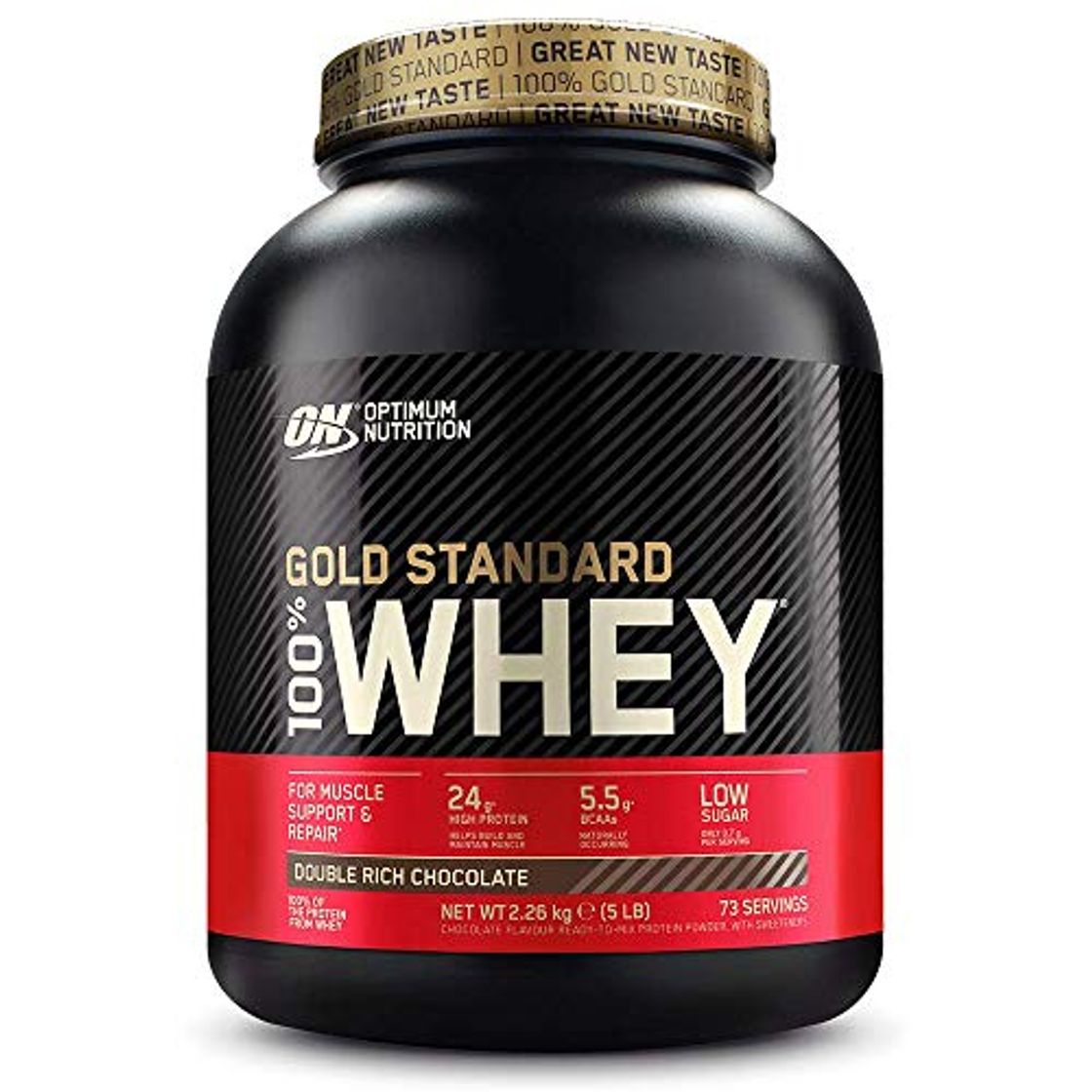 Social Optimum Nutrition ON Gold Standard 100% Whey Proteína en Polvo Suplementos Deportivos