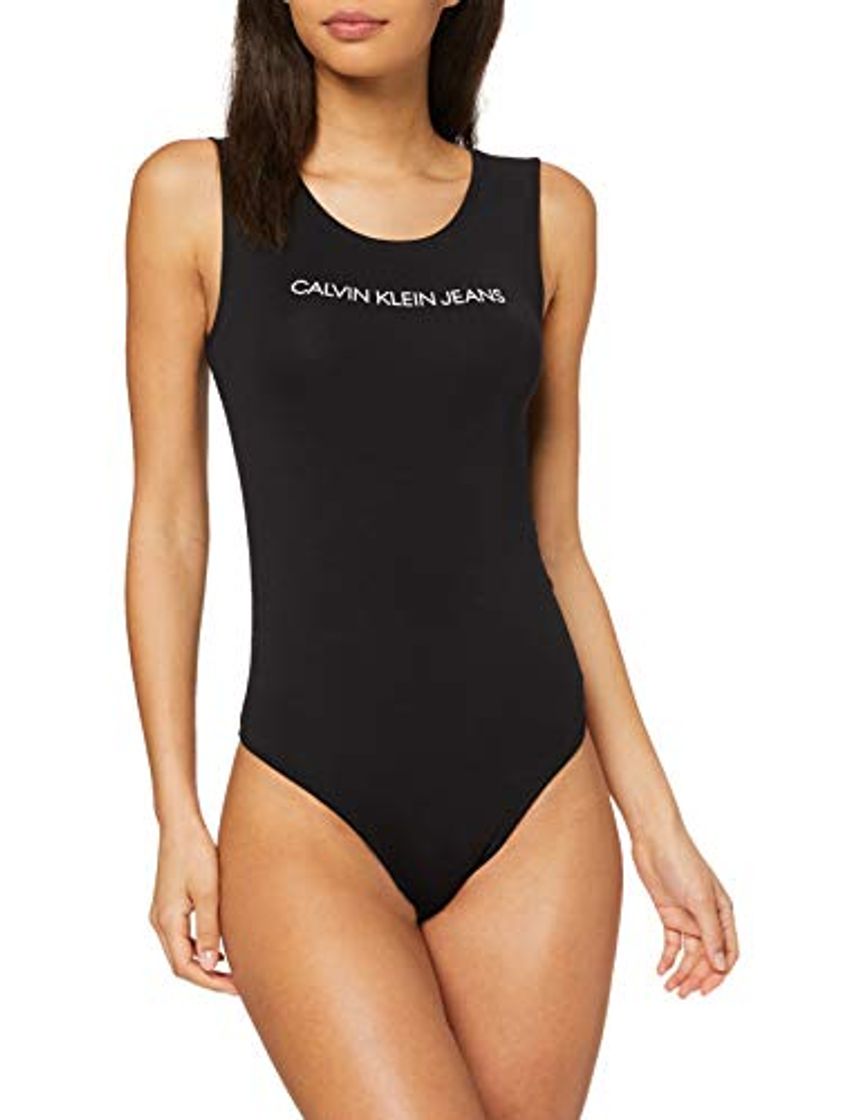 Fashion Calvin Klein Institutional Tank Body Top, Negro