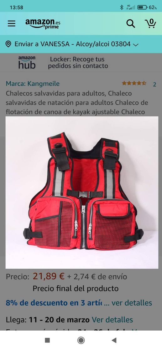 Moda Chaleco salvavidas