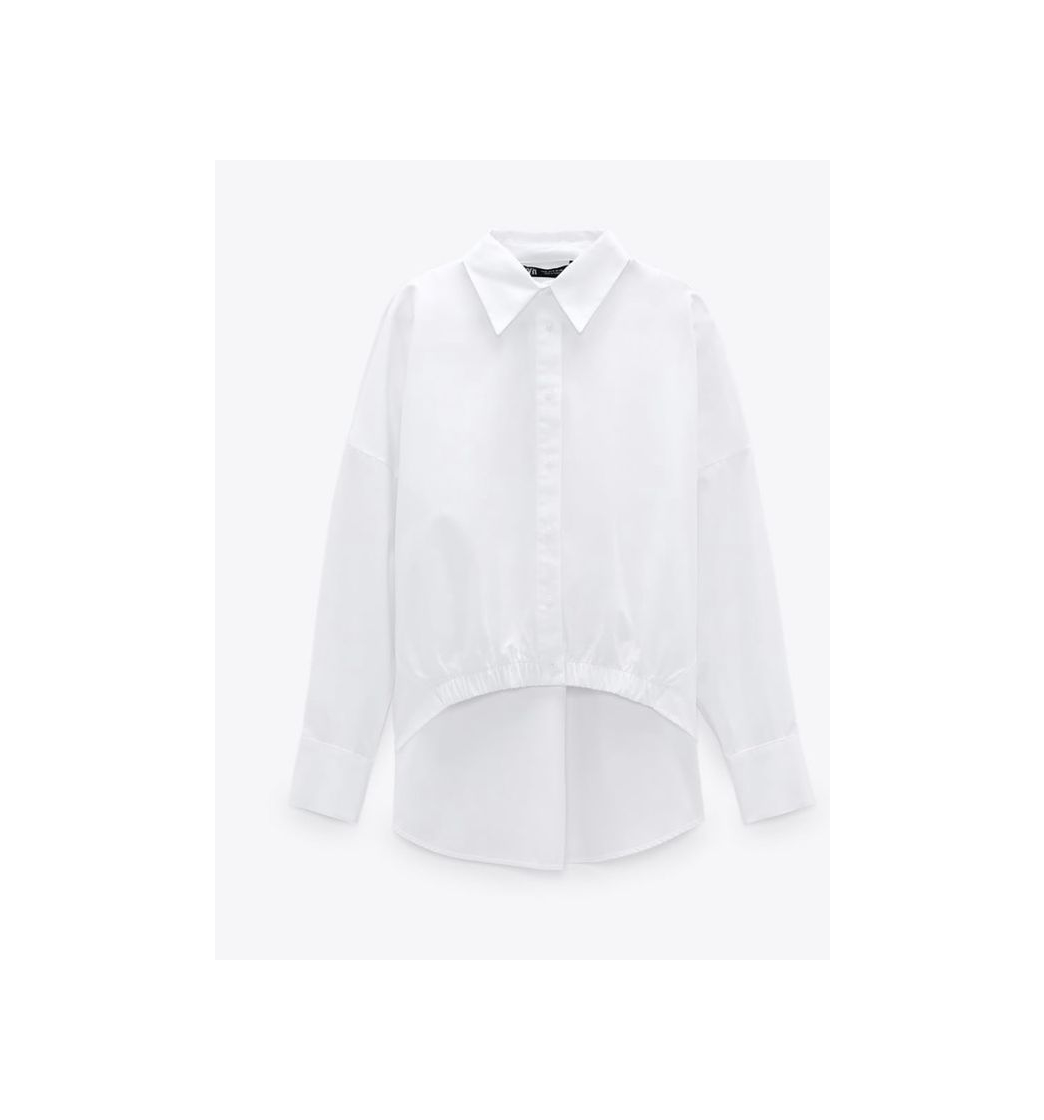 Moda Asymmetric White Shirt