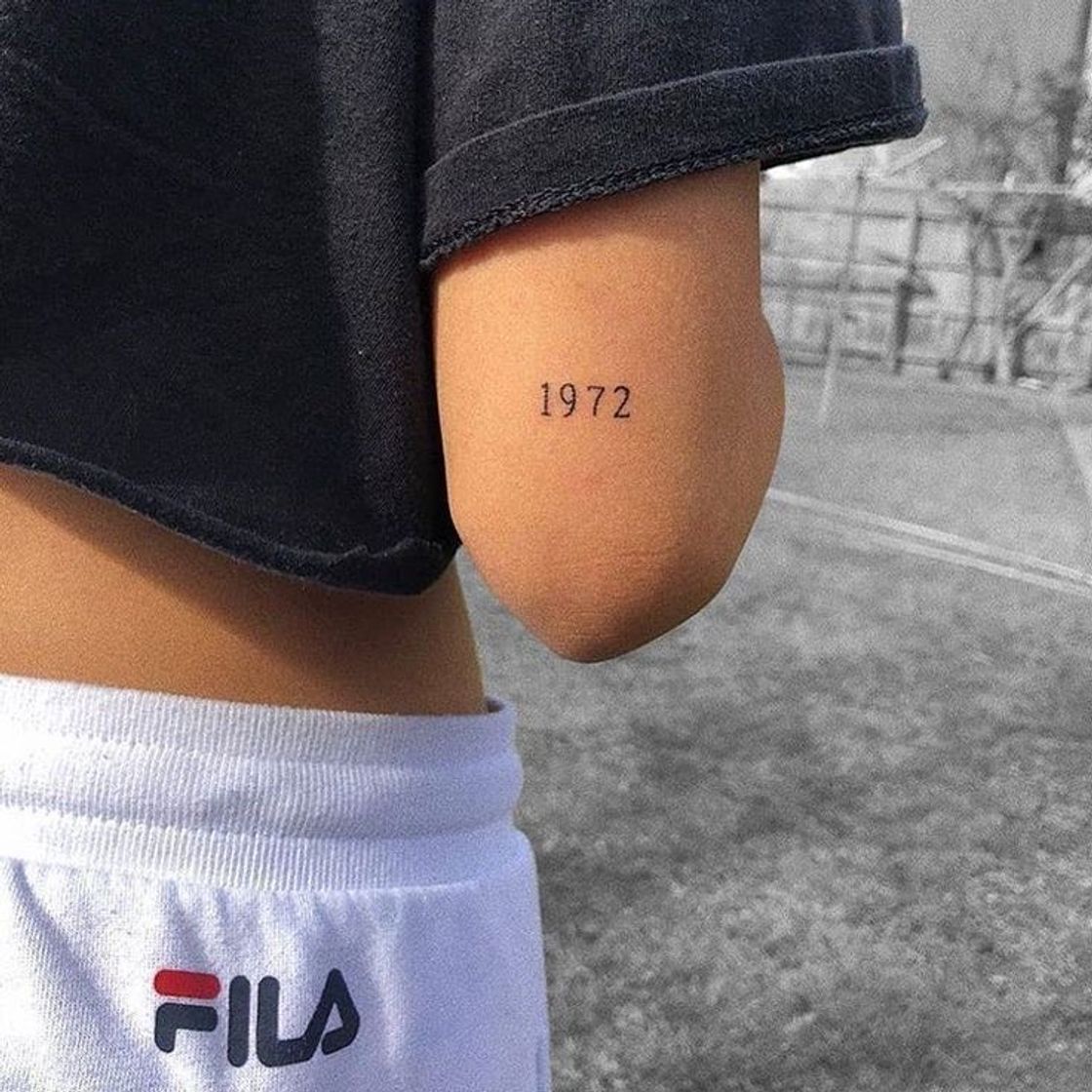 Moda Tatuagem de datas importantes 