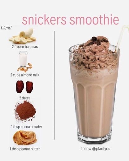 • Snikers Smoothie