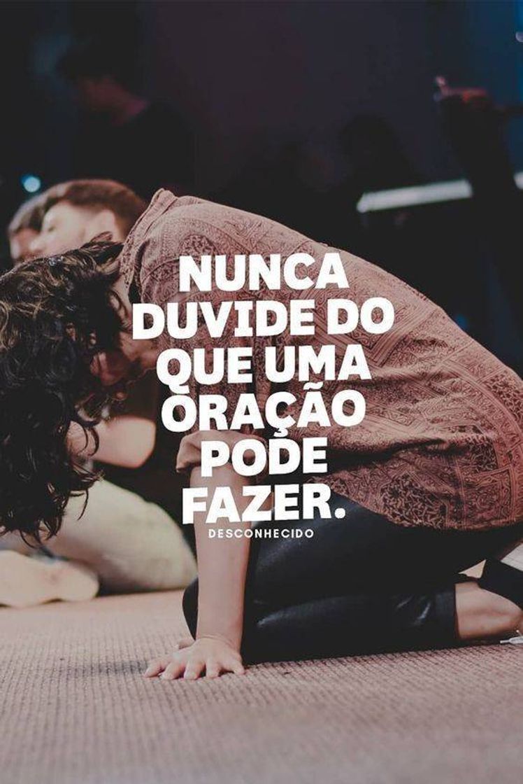 Ajoelha e sente a paz do Espírito Santo!!