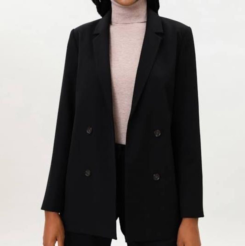 Moda Blazer básica negra 