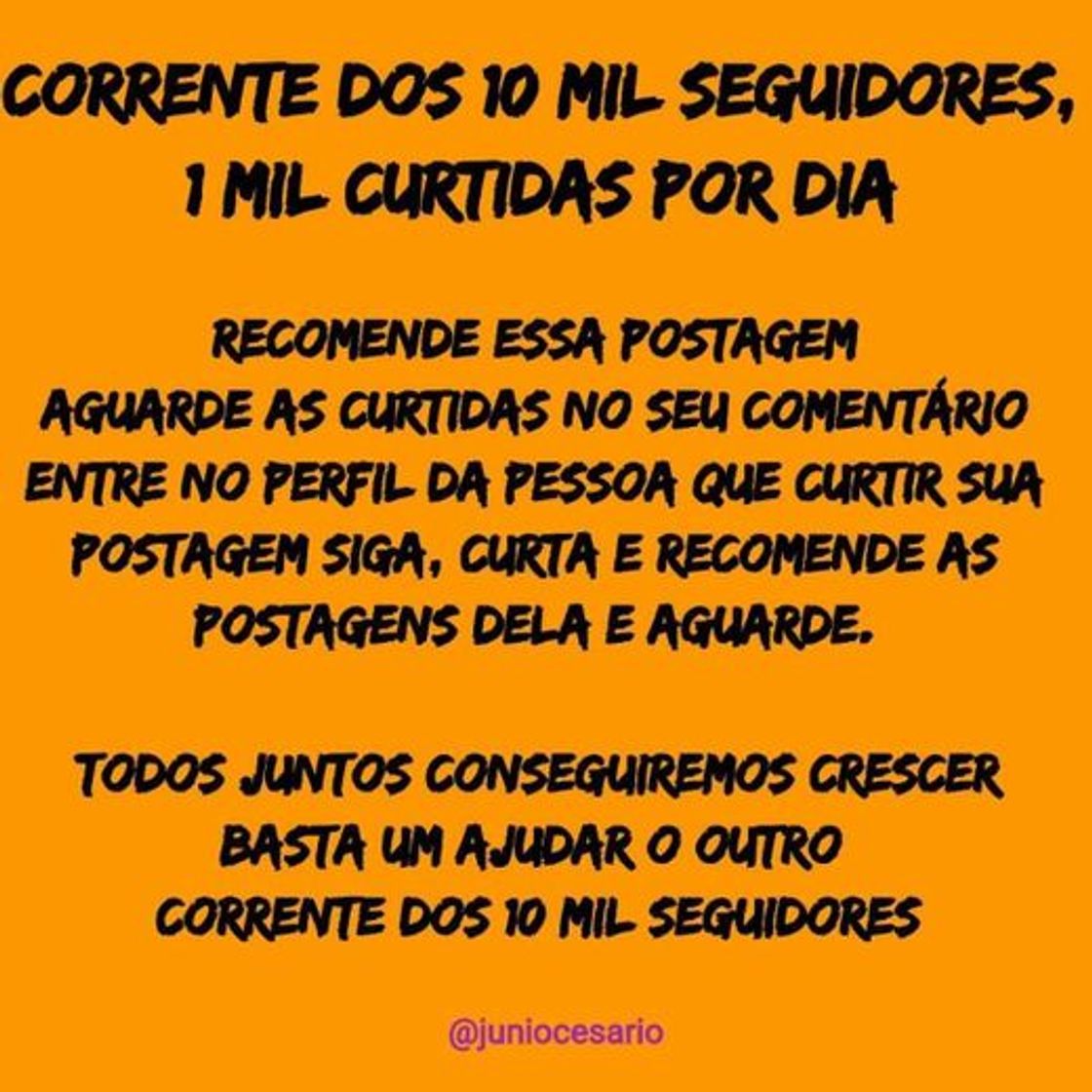 Moda Corrente dos 10 mil seguidores