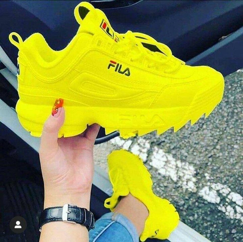 Fashion Fila amarelo 