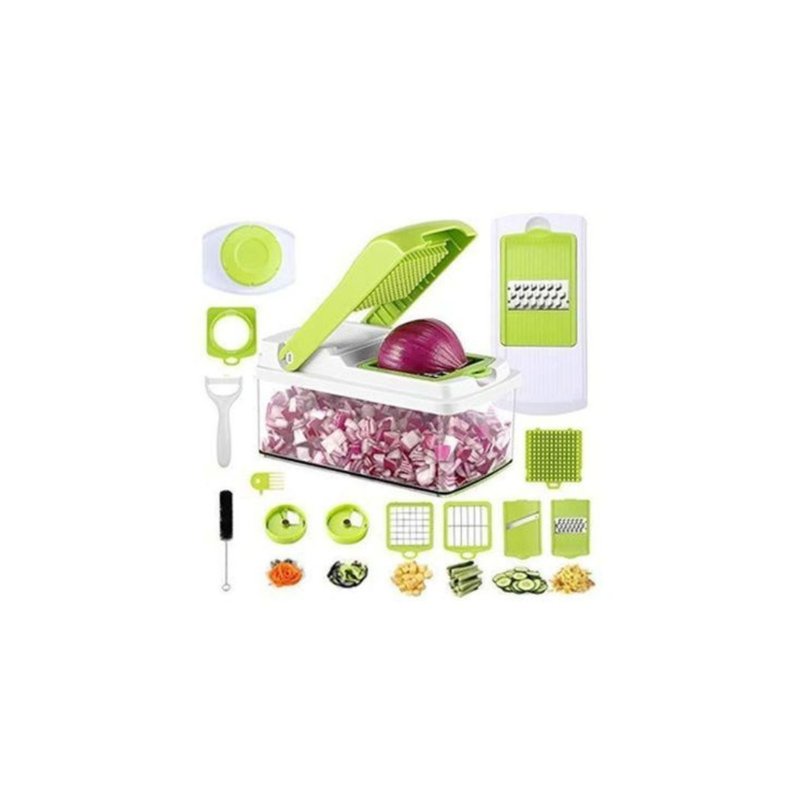 Social Mandolina de Verduras, 7 en 1 Multiusos Mandolina Slicer de Cocina Ralladores