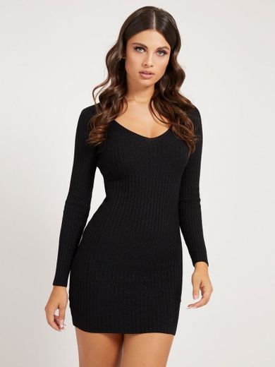 Lurex knit dress