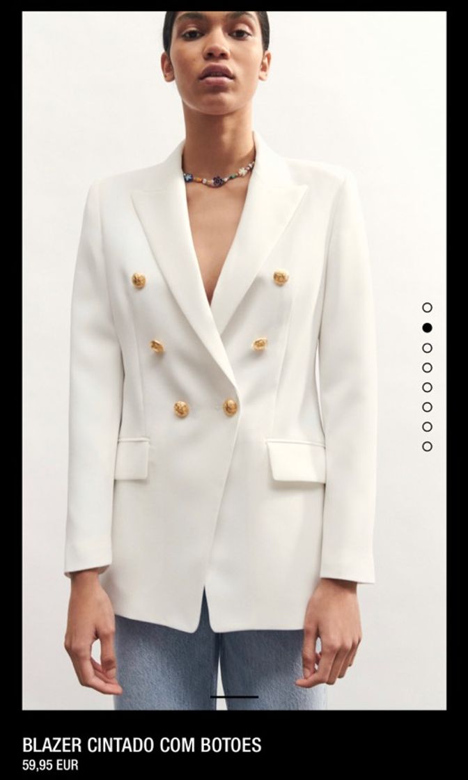 Moda BLAZER CINTADO COM BOTÕES