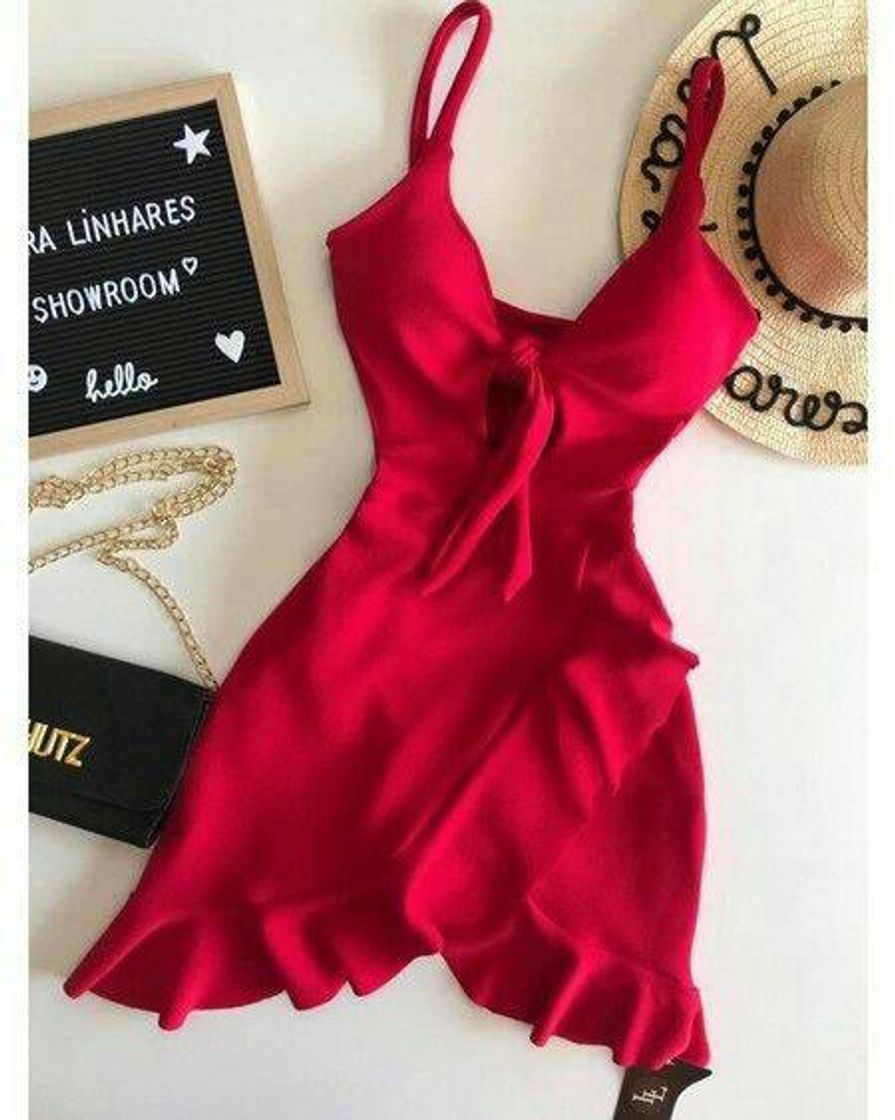 Moda Vestido vermelho