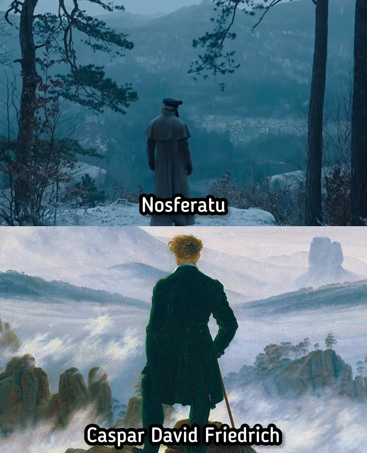 Social Romanticismo oscuro en Nosferatu