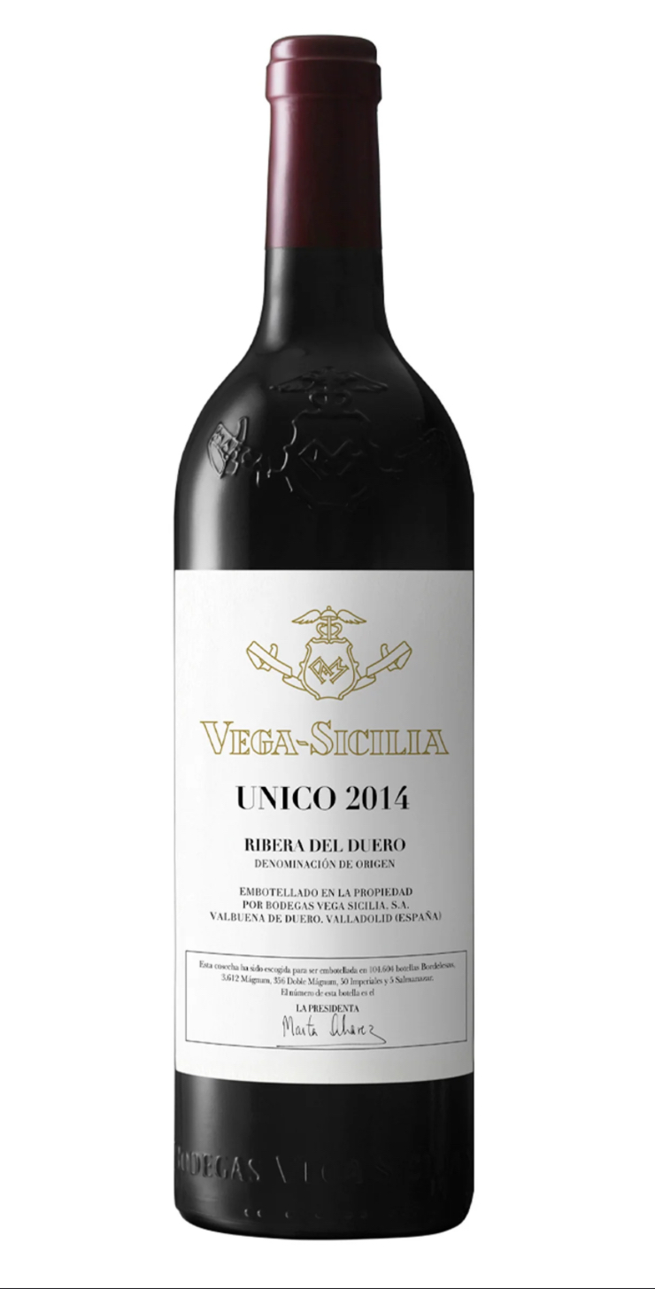 Producto Vega Sicilia Único (Ribera del Duero, España)