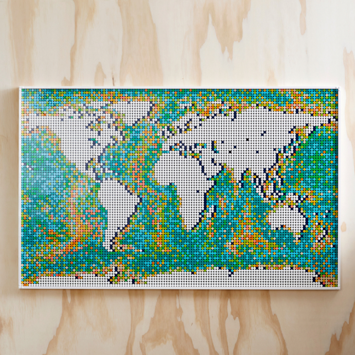 Game Lego Art World Map