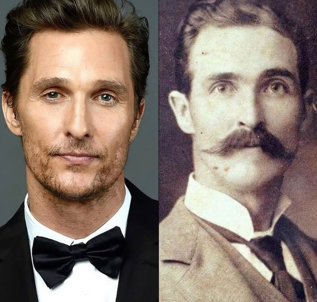 Social Matthew McConaughey: su gemelo en 1870