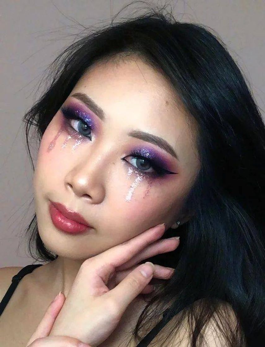 Social Make Glitter Purple