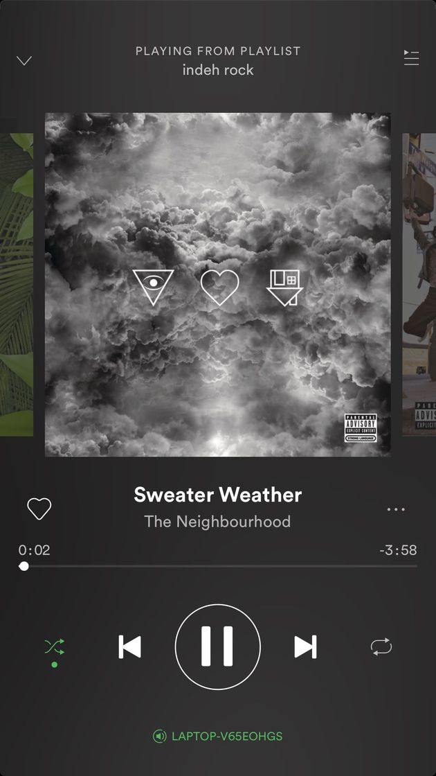 Canción Sweater Weather