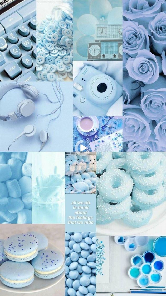 Moda wallpaper azul 💙