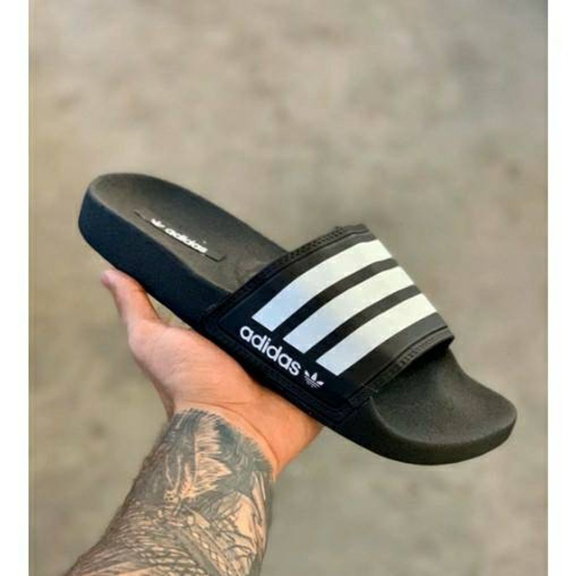 Moda Chinelo Adidas