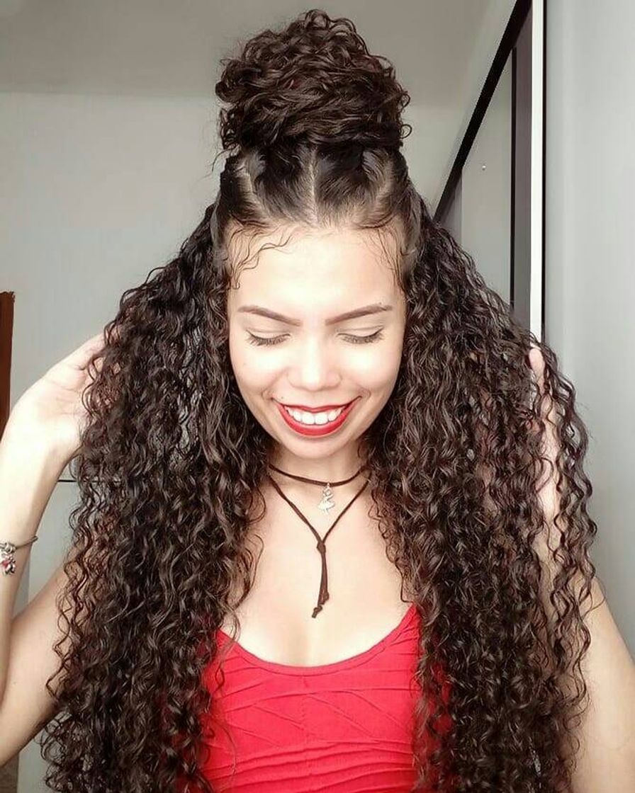 Moda Penteado cacheado