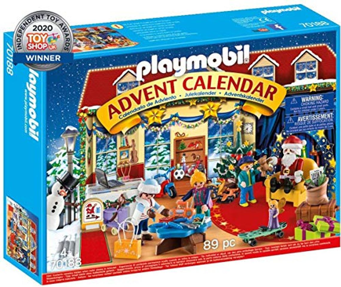 Producto Playmobil-70188 Calendario de Adviento Navidad en el Negocio de Juguetes, a Partir