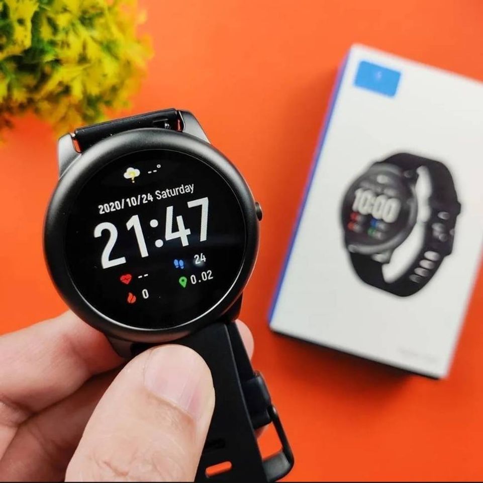 Moda Smartwatch Haylou LS05 Solar, Bluetooth 5.0, IP68, Tela 1.28