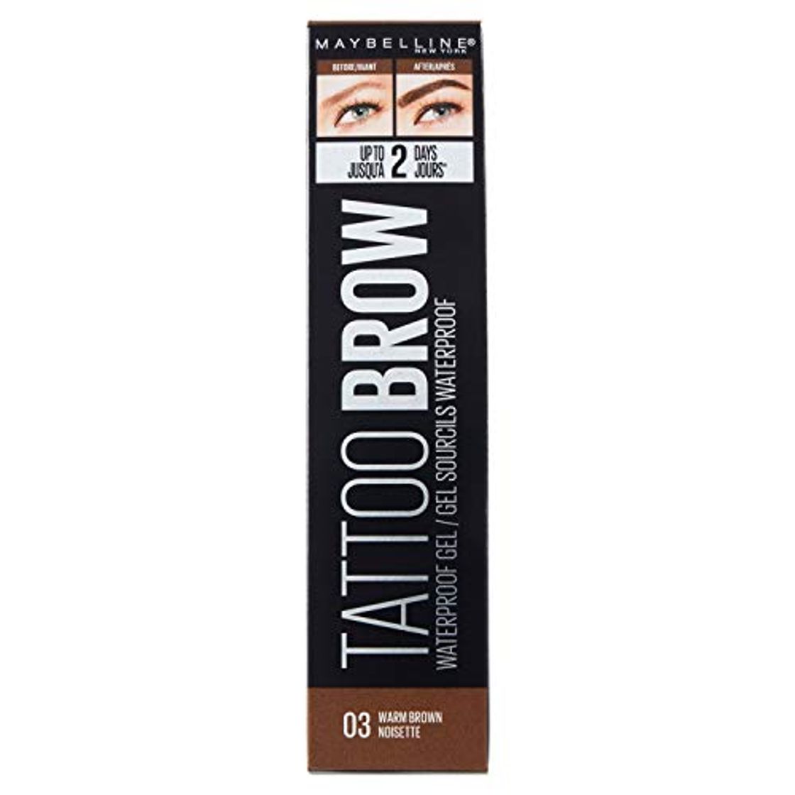 Product Maybelline New York Tattoo Brow Gel Tinte de Cejas 2 Días tono