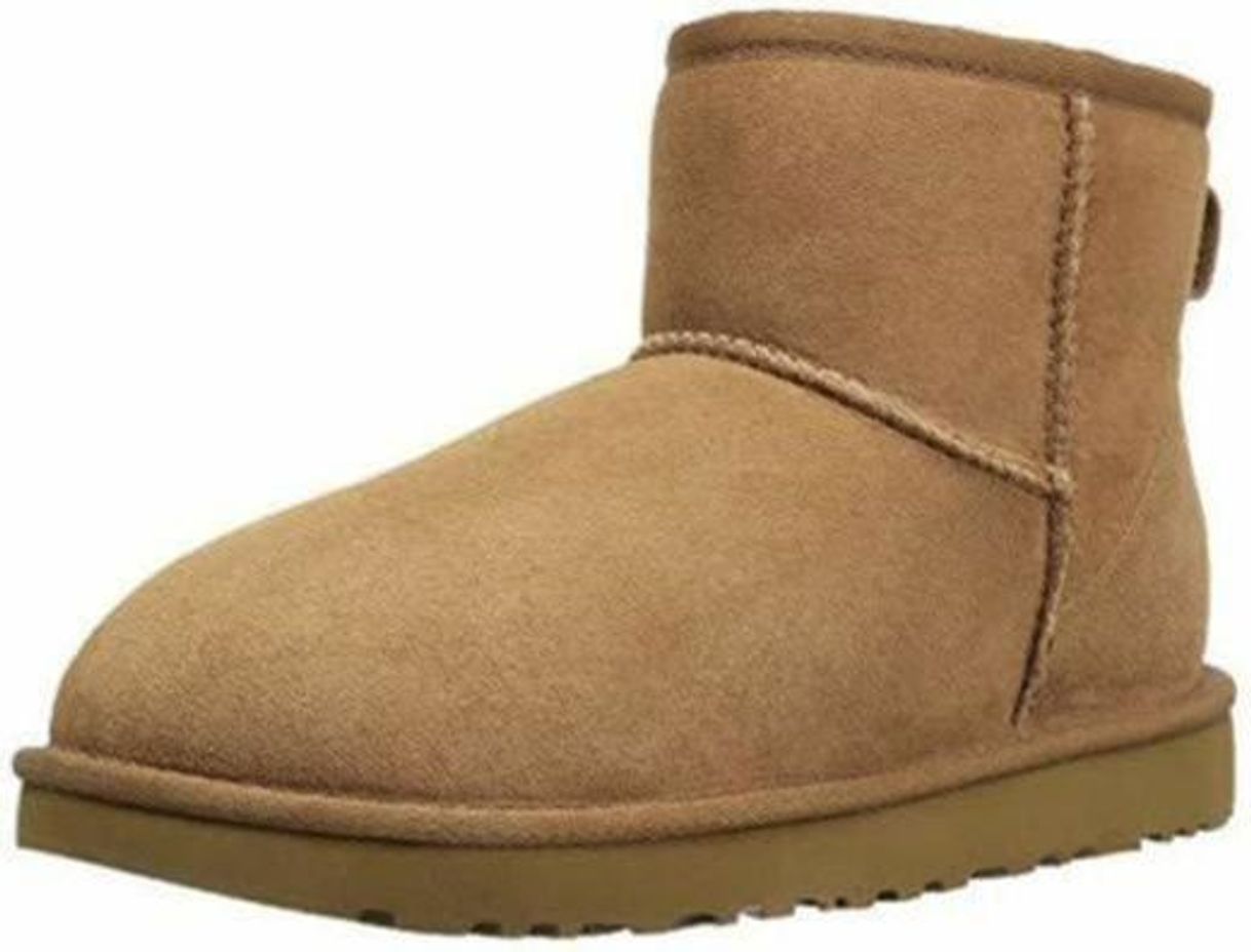 Fashion UGG Classic Mini II, Botas de Nieve para Mujer, Marrón