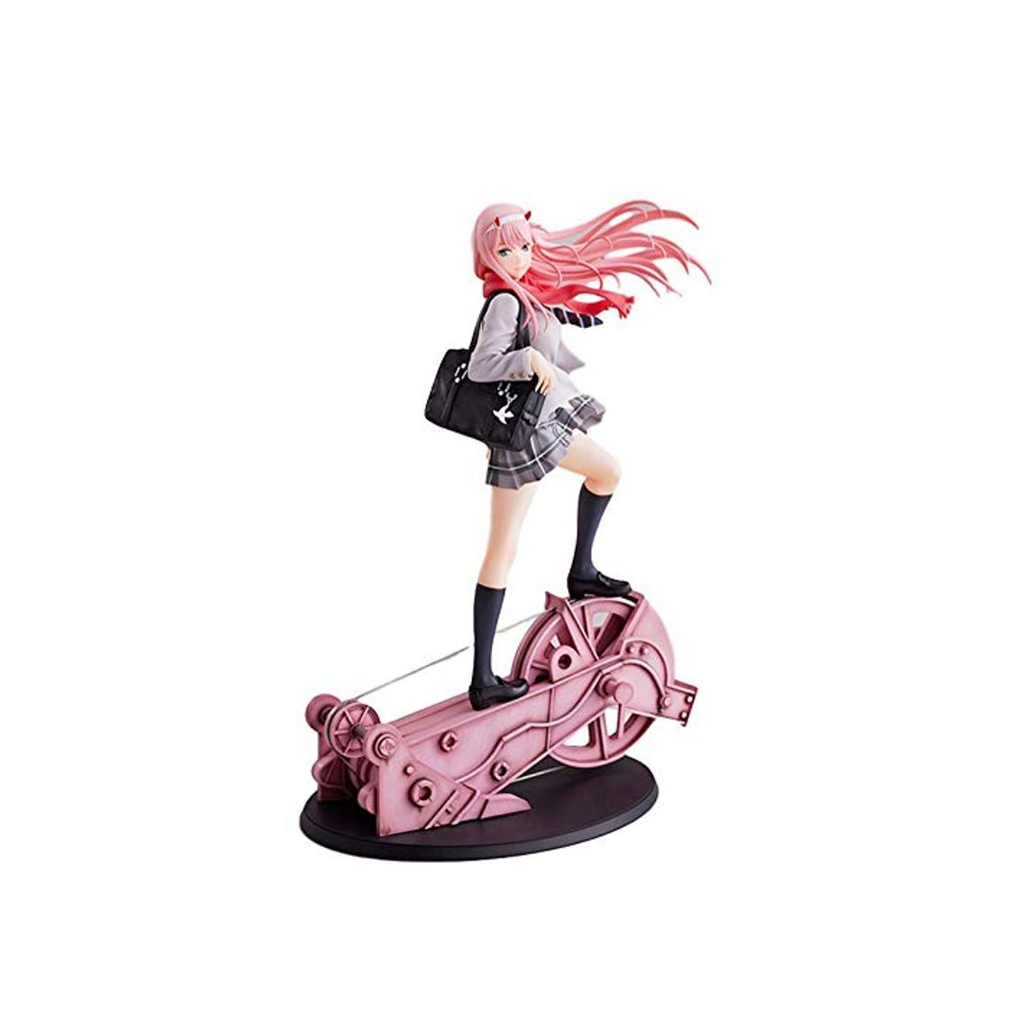 Products YooFit Darling In The FranXX Figura Zero Two Figura Uniforme Figura Anime Girl Figura Figura de Acción Decoración Adornos Coleccionables Juguete Animaciones Modelo de Personaje