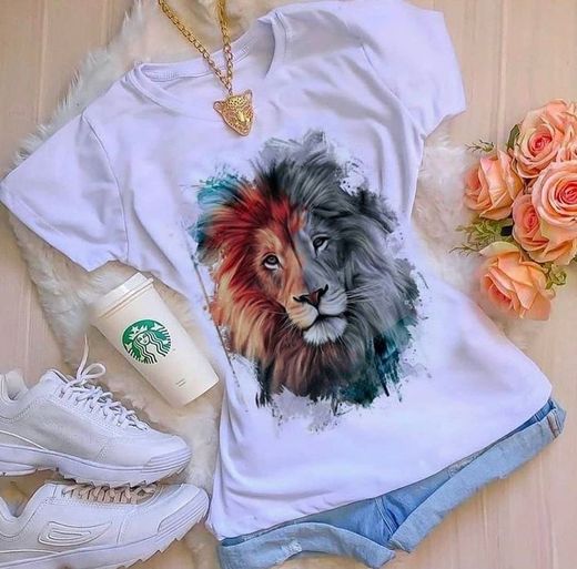 Camiseta leão 