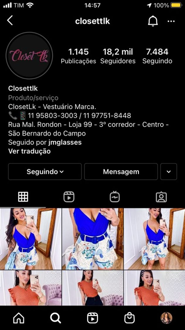 Moda Loja Closet LK