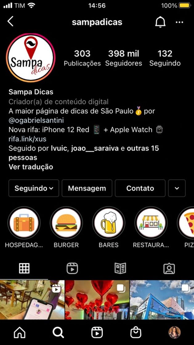 Place Sampa dicas