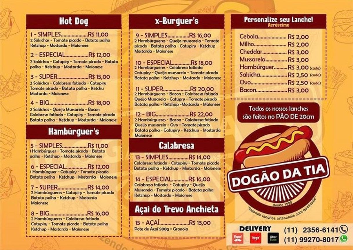 Restaurantes Dogão da Tia