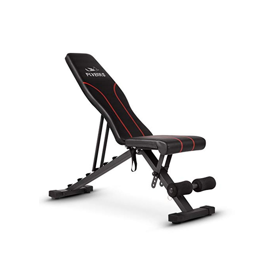 Social FLYBIRD Banco Ajustable, Banco de Pesas utilitario para Entrenamiento de Cuerpo Completo: