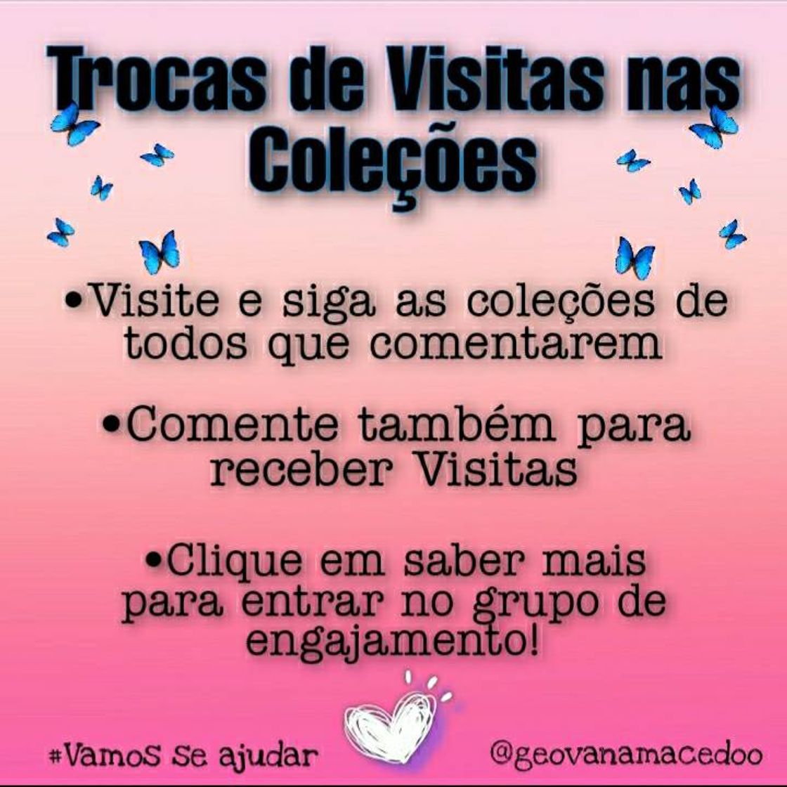 Moda 🦋Trocas de visitas nas coleções🦋