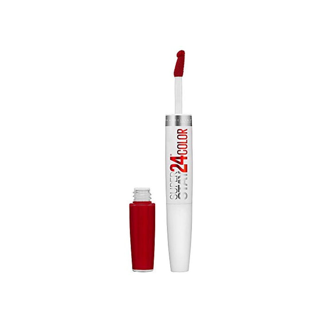 Social Maybelline Superstay Lipstick 24h 560 Red Alert - barras de labios