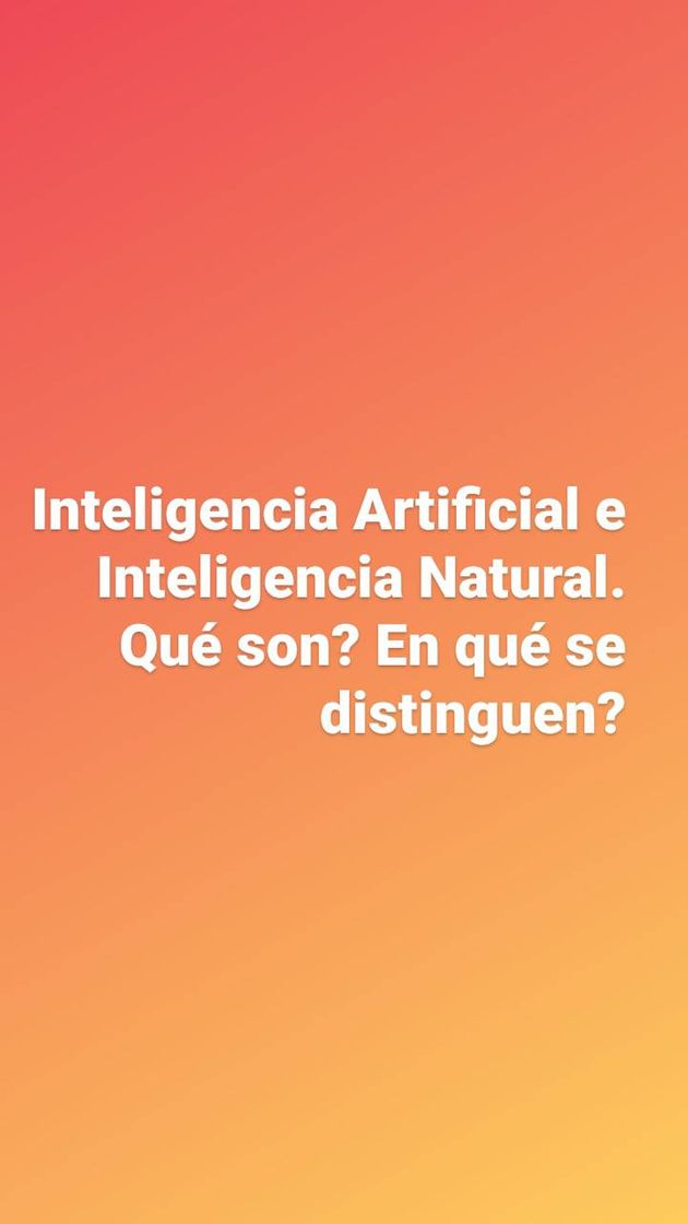 Social Inteligencia Artificial e Inteligencia Natural. Qué son? 