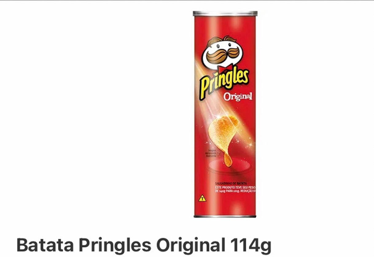 Moda Batata Pringles por 4,00