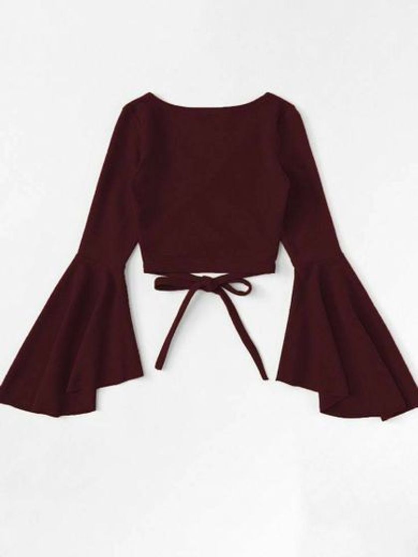 Moda blusa vinho