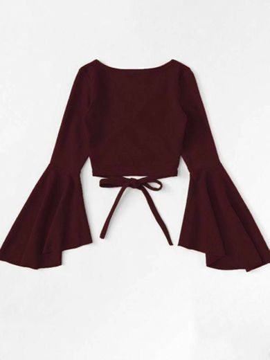 blusa vinho