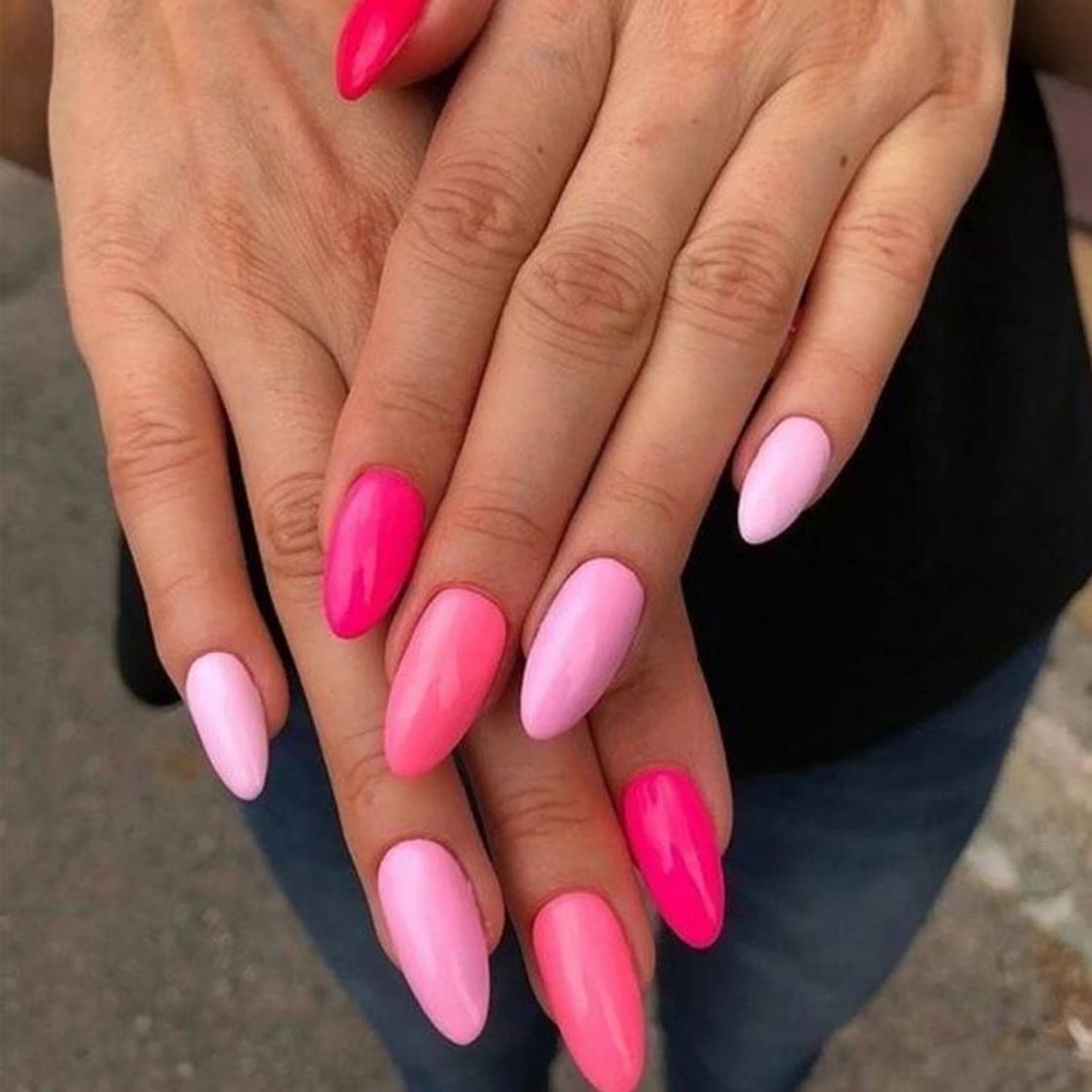 Moda Unhas rosas 