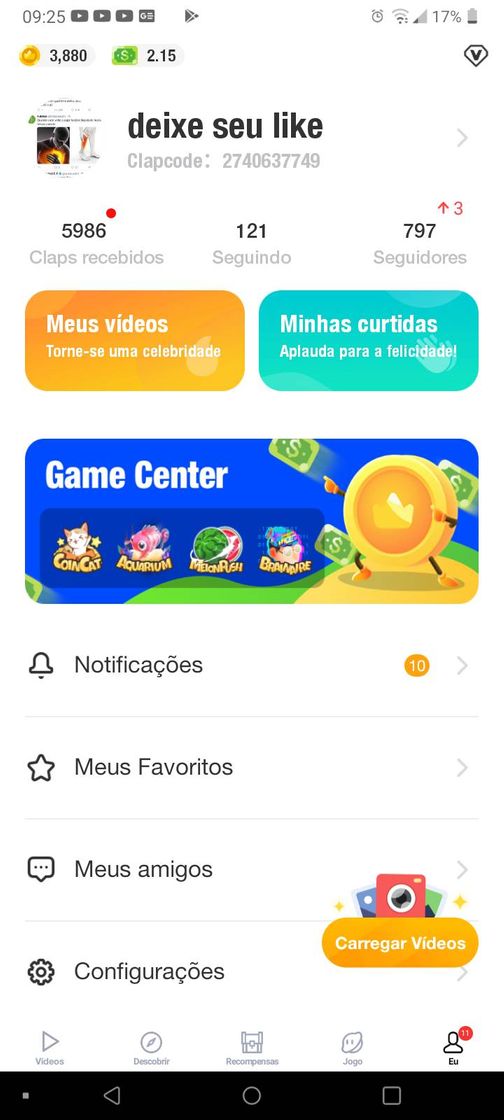 Social Clipclaps para ganhar em dolares