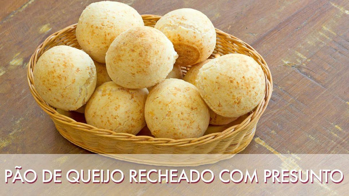 Moda Pão de queijo recheado com presunto