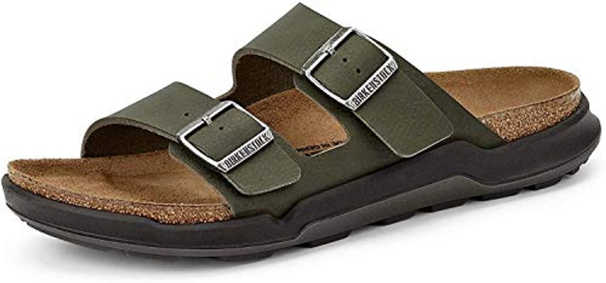 Moda Birkenstock Sandales Arizona CT Birko-Flor Desert Soil Kaki