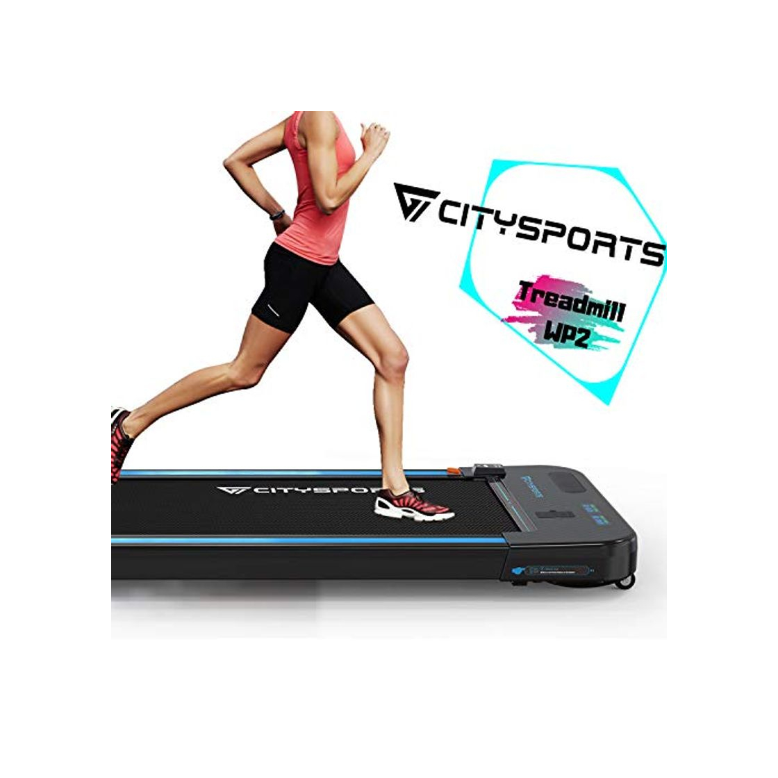 Products CITYSPORTS Cinta de Correr Caminar Eléctrica Motor 440W, Altavoces Bluetooth, Velocidad Ajustable,