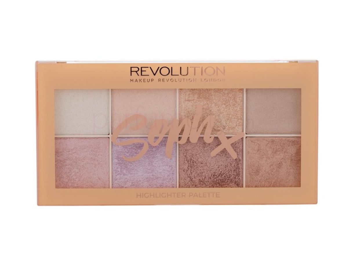 Aplicaciones Makeup Revolution x Sophx Highlighter Palette