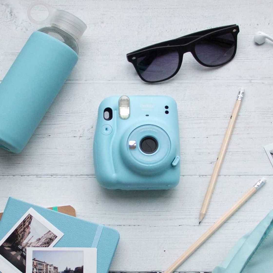 Moda Câmera instax mini azul