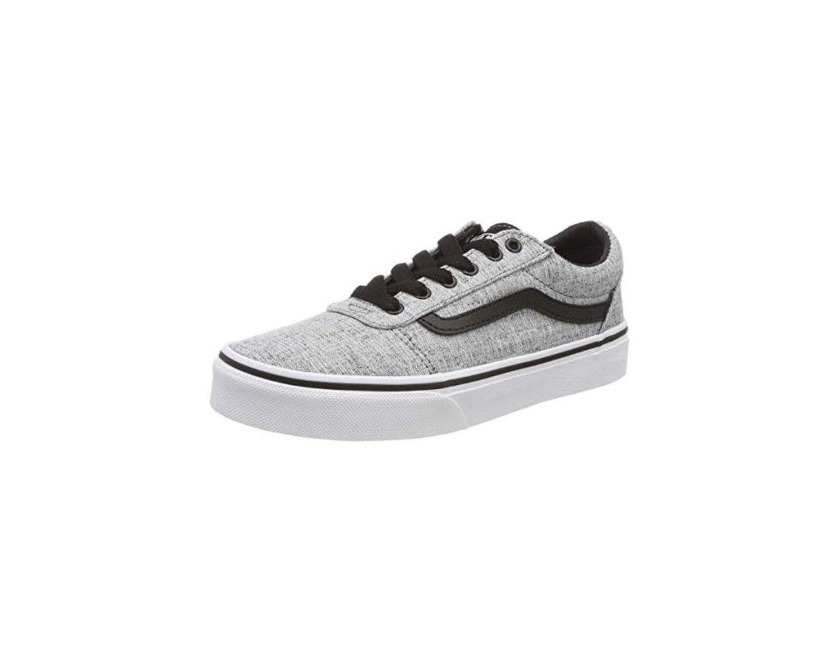 Moda Vans Ward Canvas Zapatillas Unisex Niños, Gris