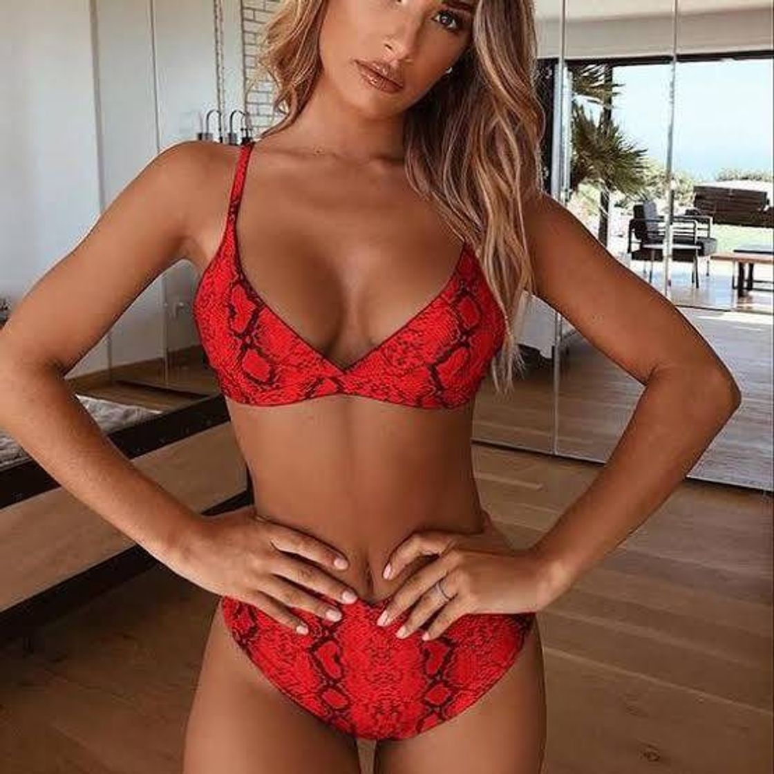 CheChury Bikinis Mujer 2020 Push Up Halter Bikini Traje de baño Acolchado Bra Tops y Braguitas Bikini Sets Talla Grande Bañador Vacaciones